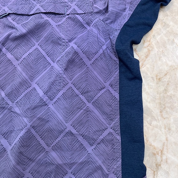 REI CO-OP Sahara Short Sleeve Hiking Shirt Women’s XL Purple Print - Picture 4 of 6